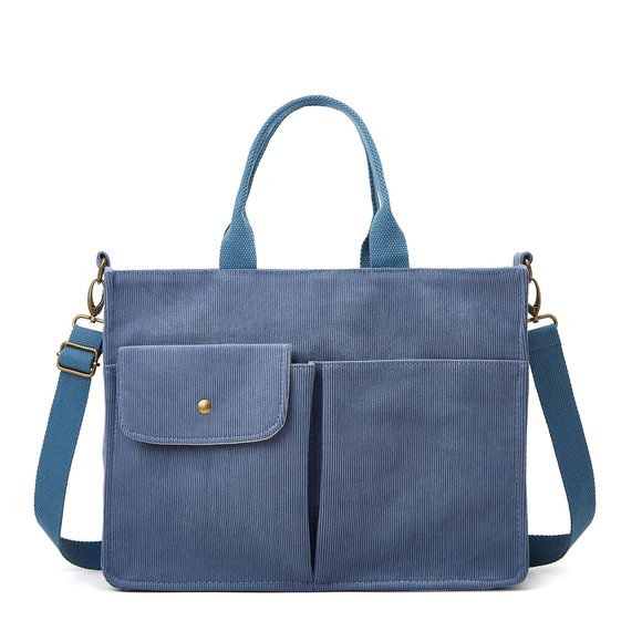 Tote Bag Corduroy Shoulder Bag Handbag Casual Tote Purse Corduroy <3 - Picture 1 of 3
